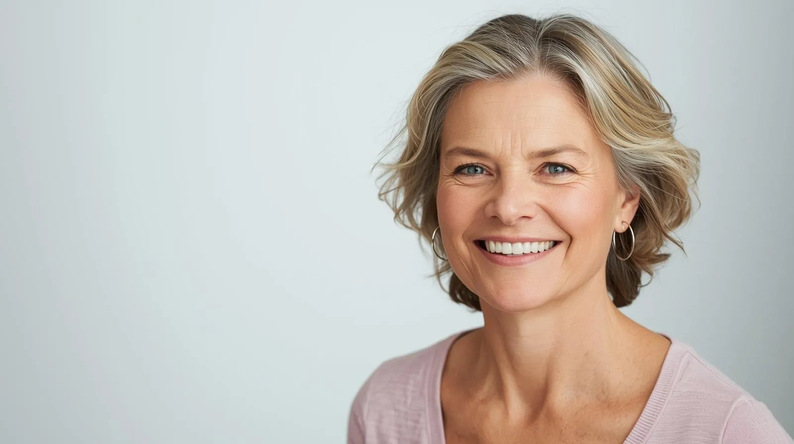 Woman representing women's preventive health screening